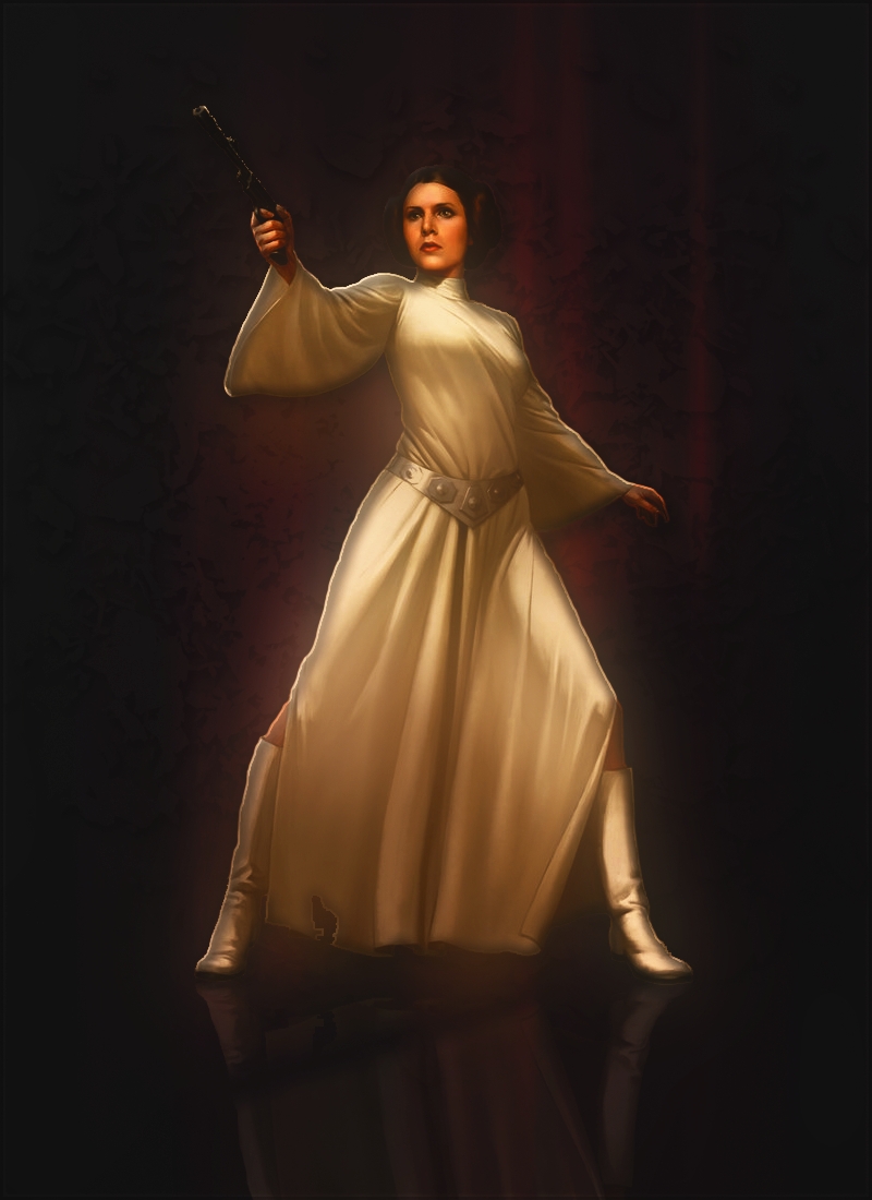 800x1100, 301 Kb / Принцесса Лея, graphix17