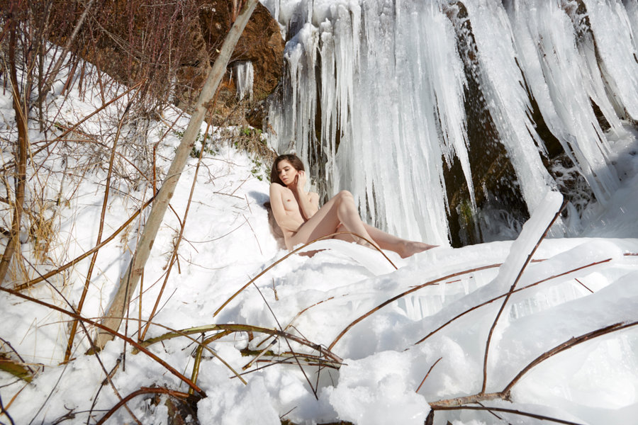 900x600, 178 Kb / снег, лёд, водопад, aisii