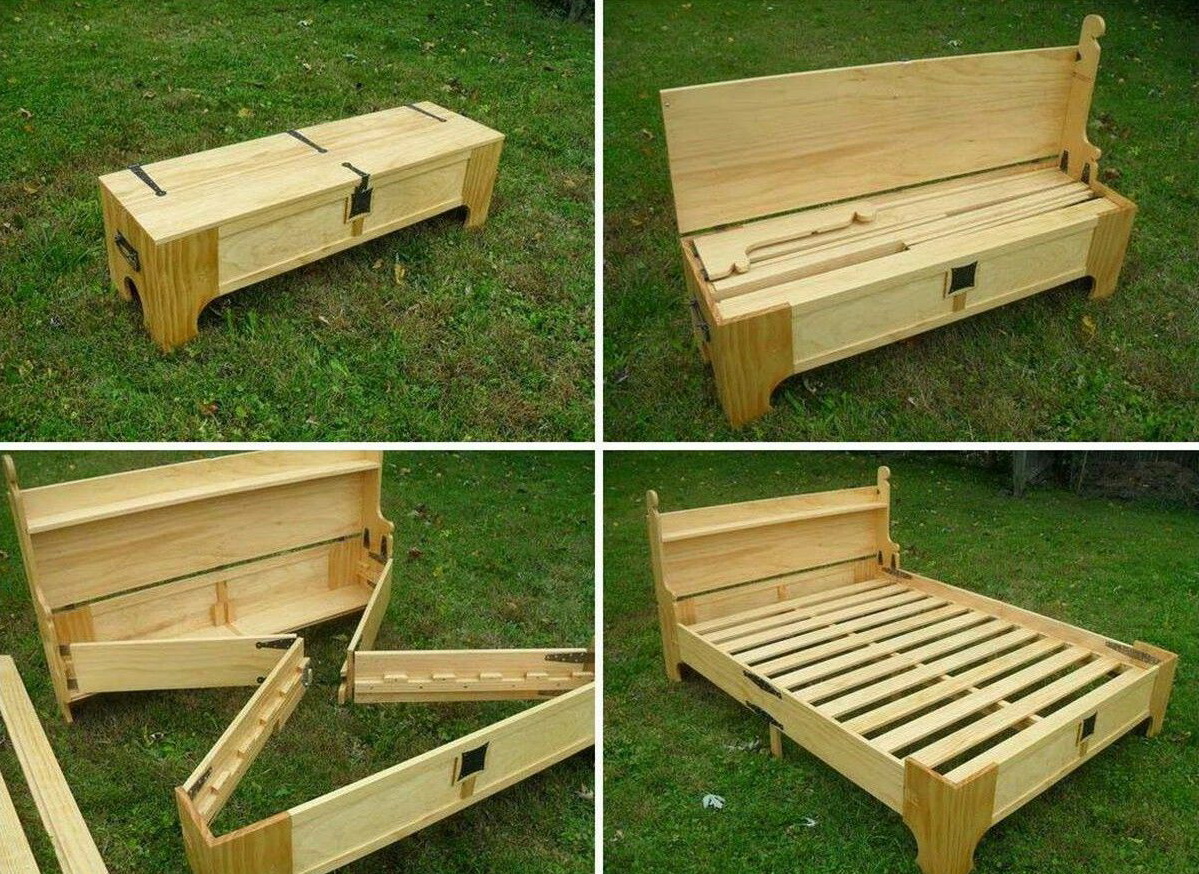 1199x874, 495 Kb / кровать, раскладушка, ящик, трава