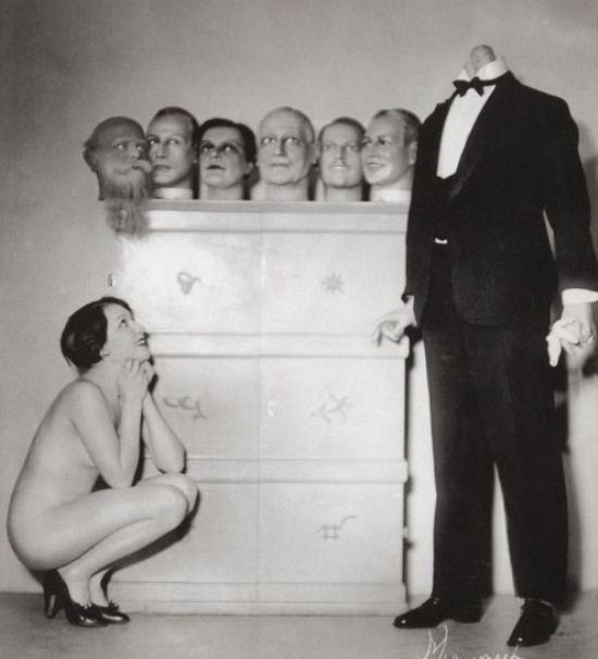 550x606, 33 Kb / женщина, головы, мужчина