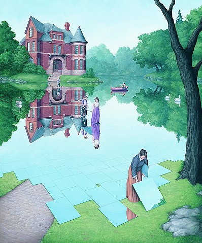 398x479, 64 Kb / rob gonsalves, зеркала