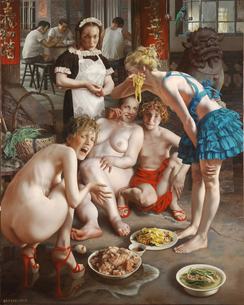 800x1000, 223 Kb / завтрак, жрицы любви, официантка, еда, суп, азия, передник, оргия