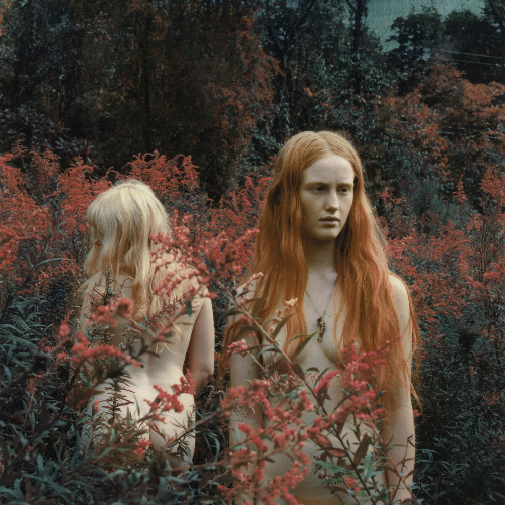 1000x1000, 362 Kb / девки, цветы, рыжая