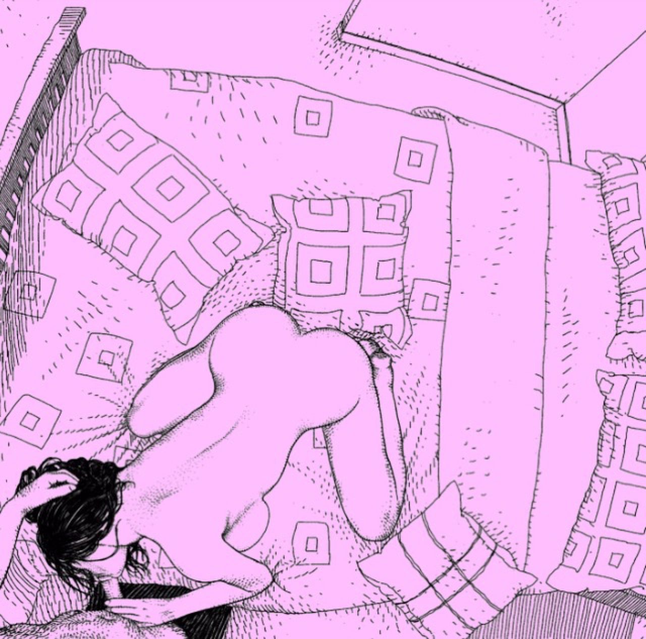 1280x1266, 427 Kb / минет, раком, секс, рисунок, подушки