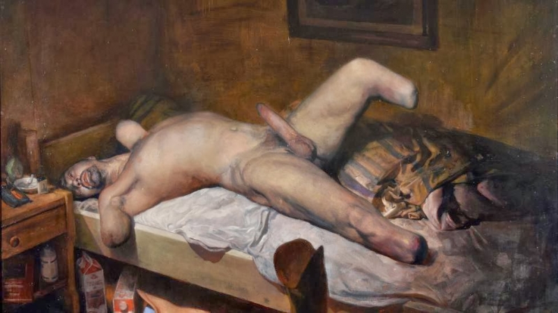 800x449, 221 Kb / картина, бессилие, кровать, инвалид, член