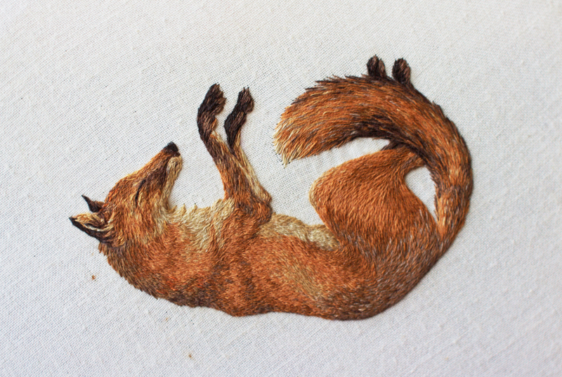 800x536, 548 Kb / вышивка, лиса, Хлои, Джордано