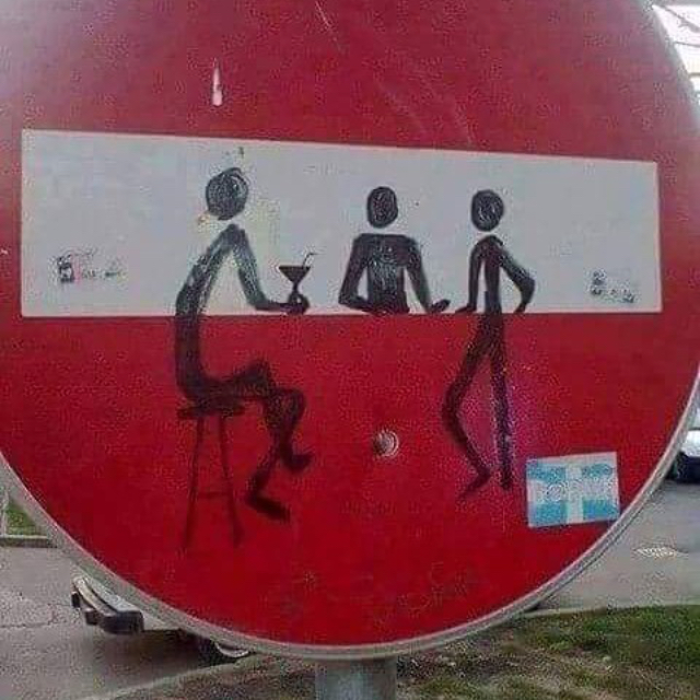 640x640, 352 Kb / знак, бухло, стоп, мартини, барная стойка, кирпич