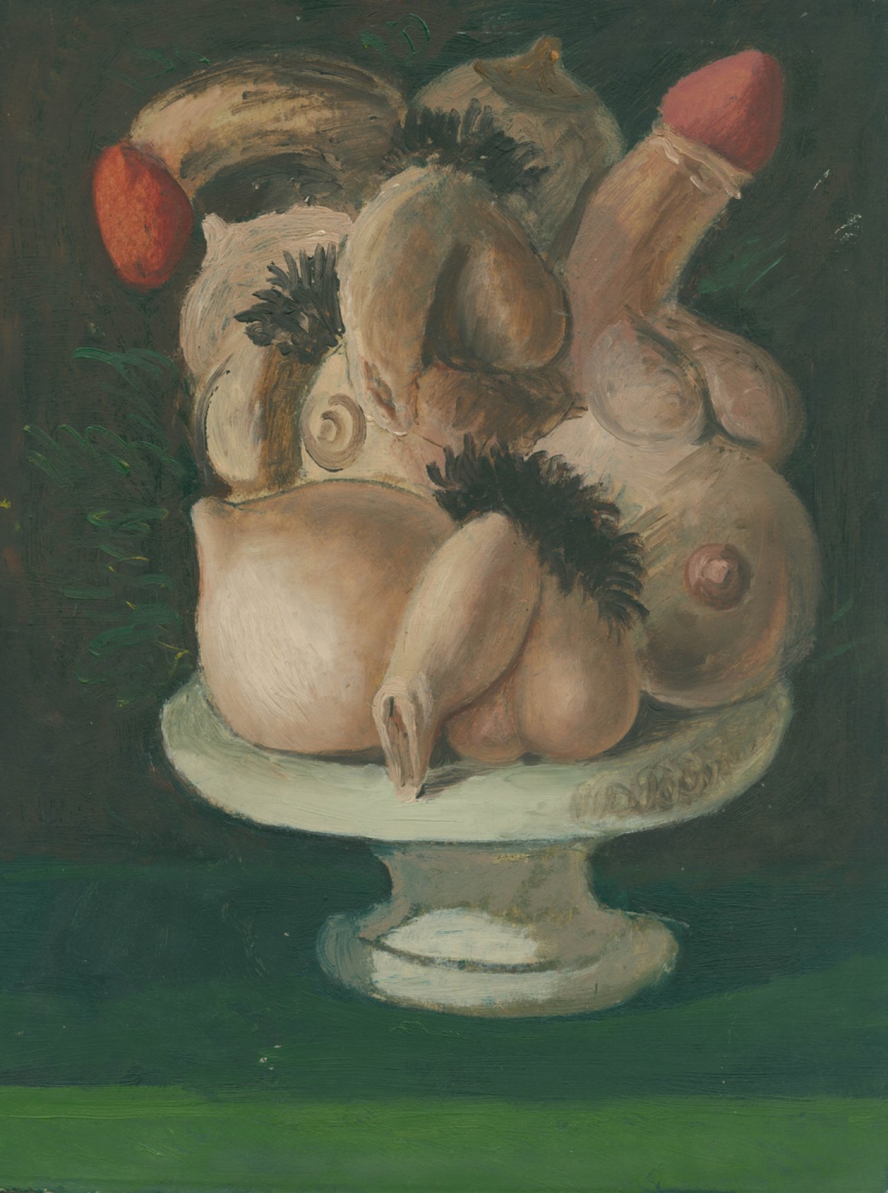 1285x1726, 280 Kb / гениталии, ваза, рисунок, натюрморт