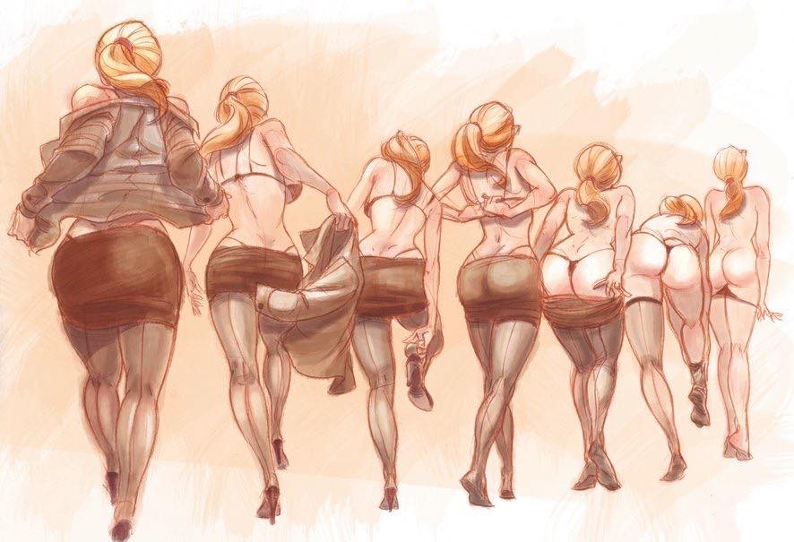 886x605, 66 Kb / раздевание, юбка, бюстгальтер, чулки, трусы