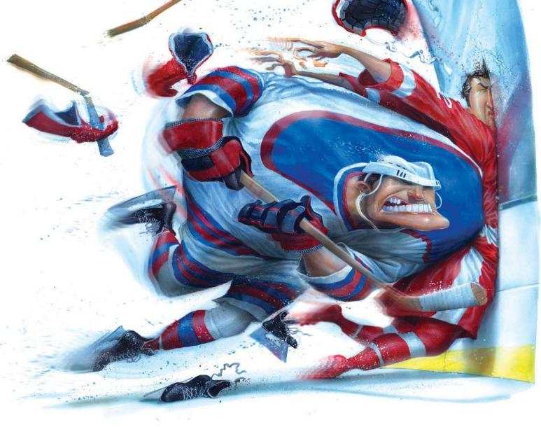 773x610, 58 Kb / хоккей, клюшка, удар, кончились рельсы