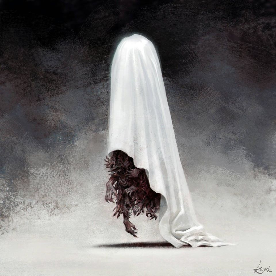 960x960, 112 Kb / кошмар, простыня, руки, Koveck