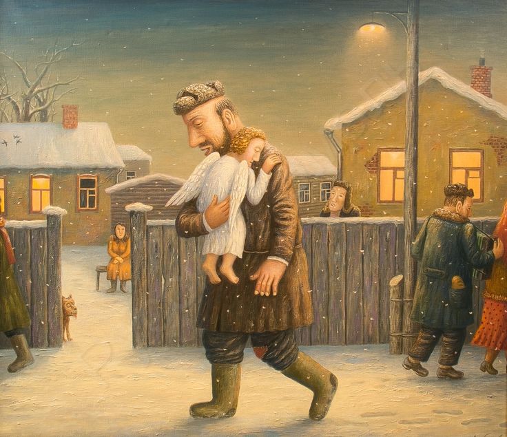 736x635, 92 Kb / валенки, мужик, ангел, зима, село