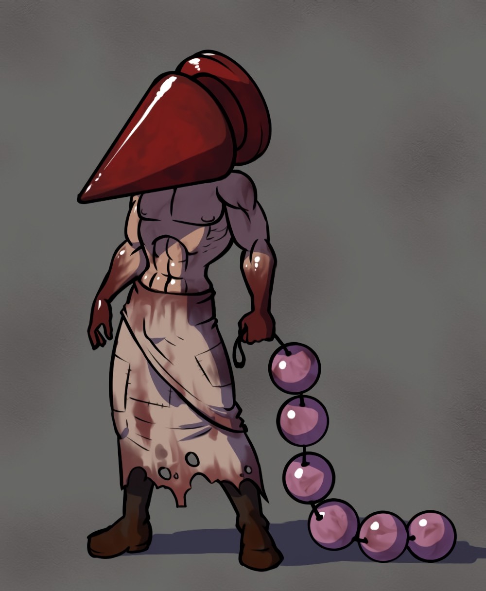 1000x1216, 123 Kb / silent hill, пирамидоголовый, бусы, пробка