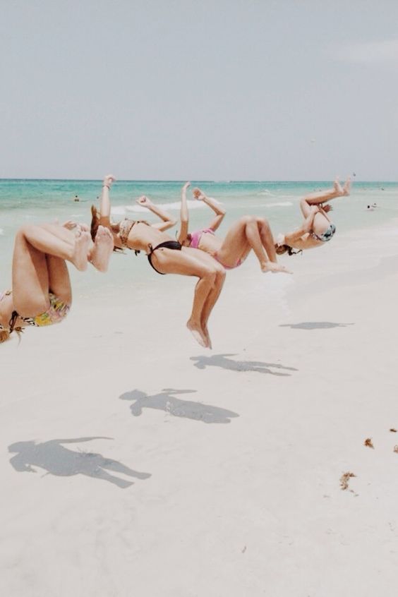 564x846, 27 Kb / пляж, море, девушки, сальто