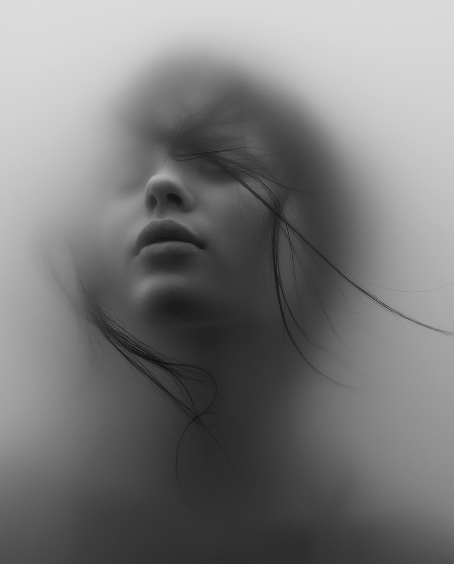 914x1134, 394 Kb / лицо, девушка, под водой, ч/б