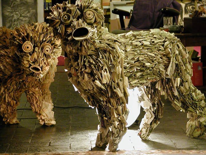 720x540, 108 Kb / скульптуры, газеты