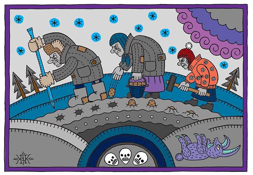 850x591, 93 Kb / картошка, заяц, посевная