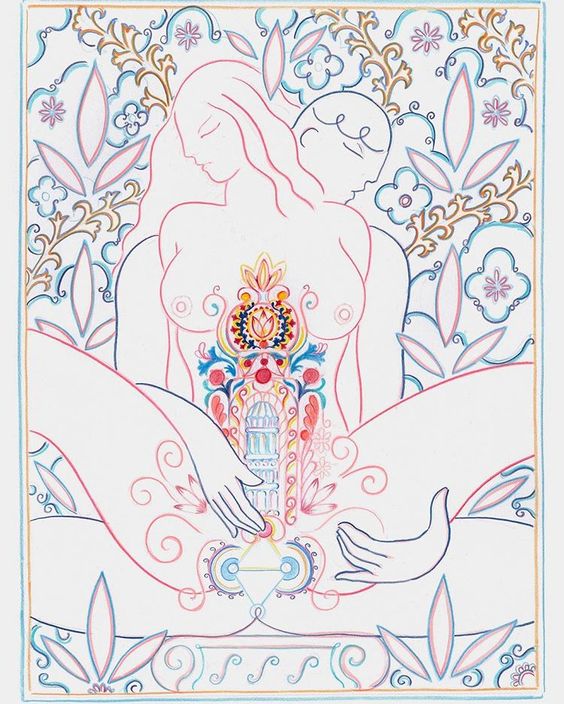 564x704, 88 Kb / мужчина, женщина, секс, узоры, рисунок