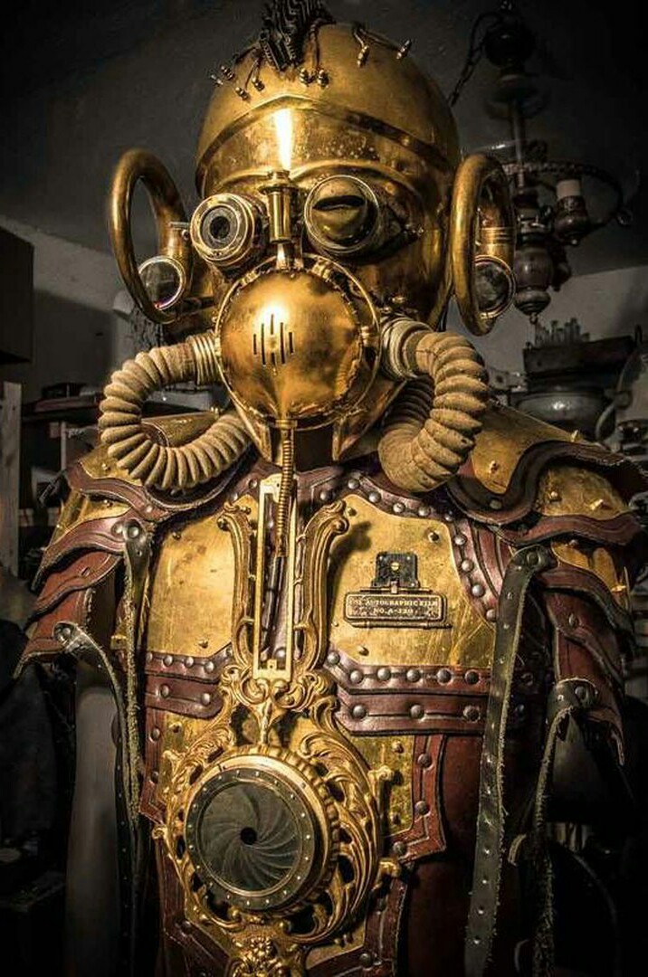 716x1080, 213 Kb / стимпанк, бендер, гомер, симпсон