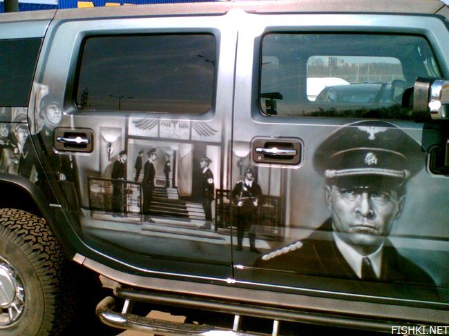 650x487, 60 Kb / Хаммер, аэрография