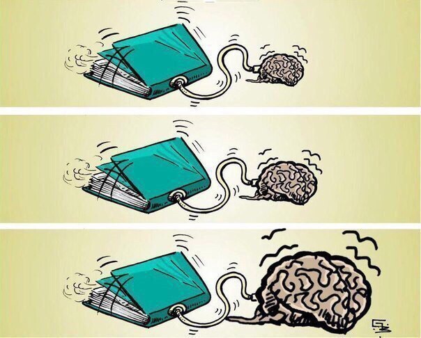 604x486, 67 Kb / мозг, насос, книга, чтение