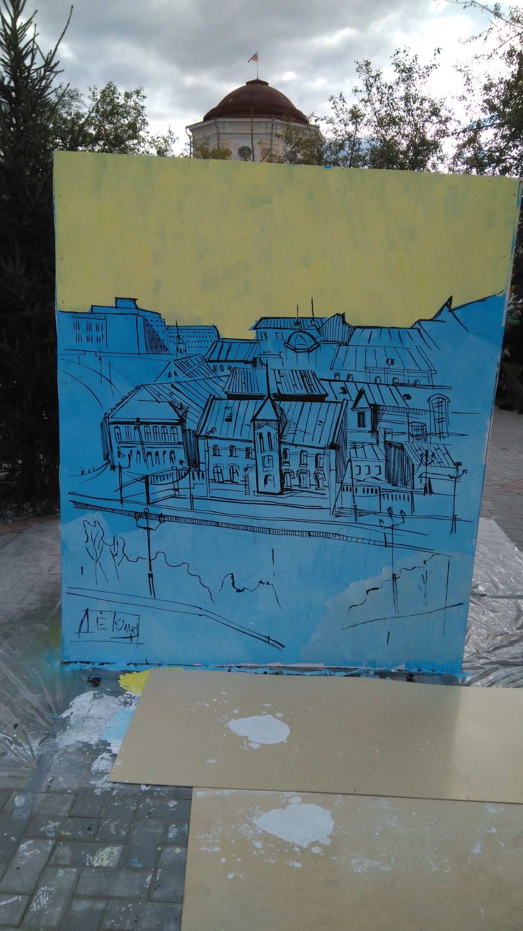 1080x1920, 450 Kb / граффити, холст, Томск