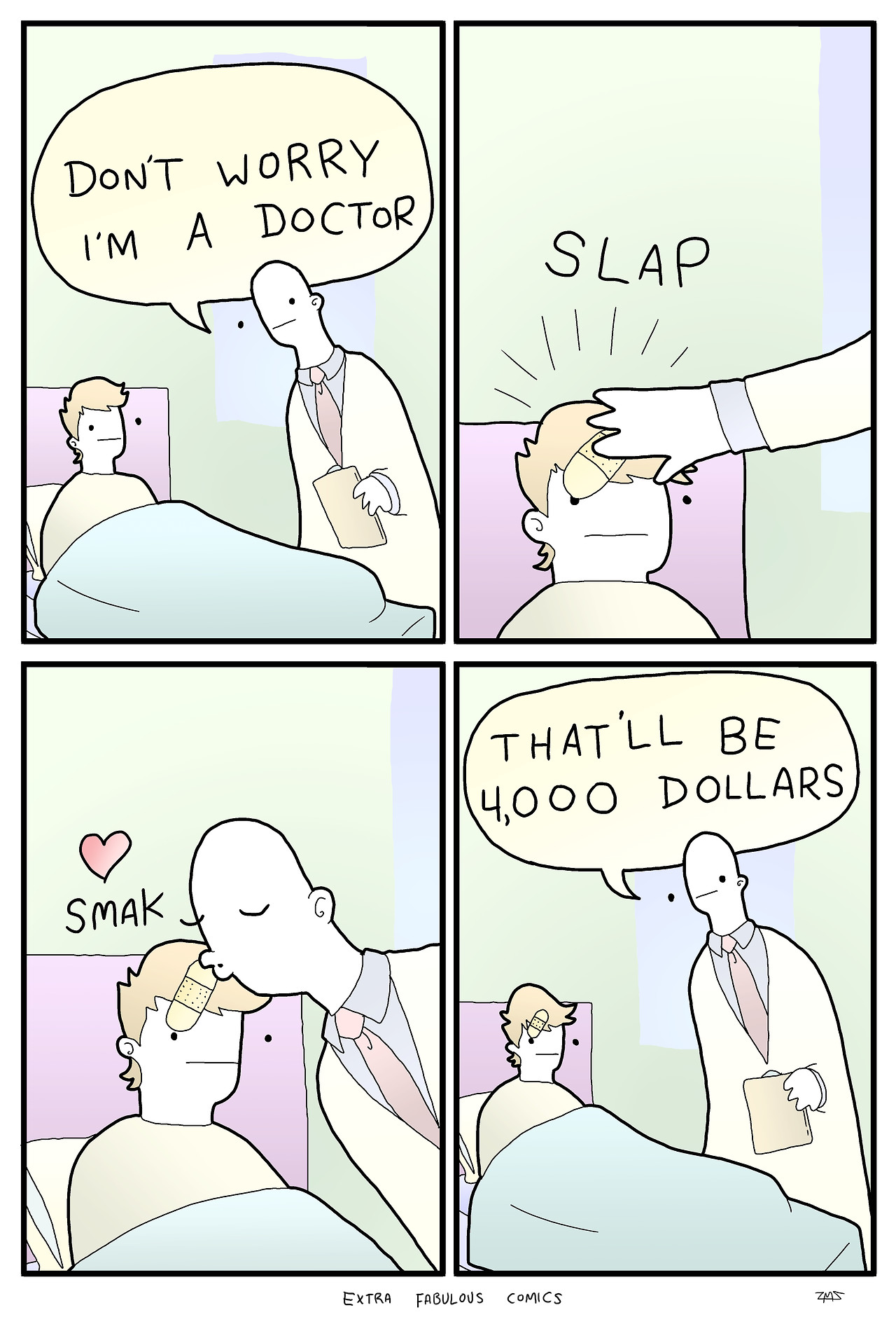 1280x1880, 377 Kb / доктор, поцелуй, пластырь