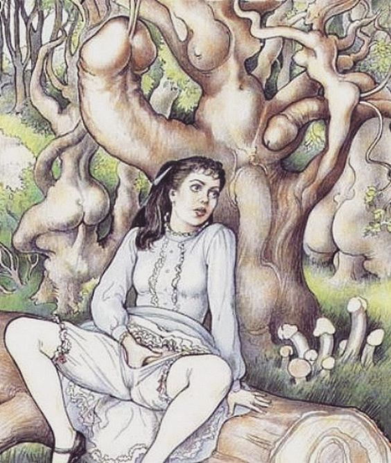 564x668, 95 Kb / дерево, грибы, хуи, девка, шлик