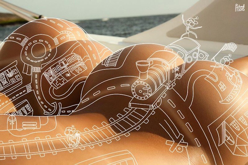 823x548, 175 Kb / поезд, попа