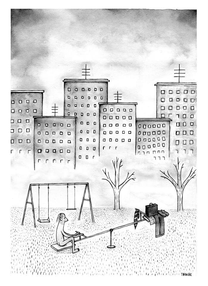 698x960, 104 Kb / качели, одежда, одиночество, детская площадка, Gervasio Troche