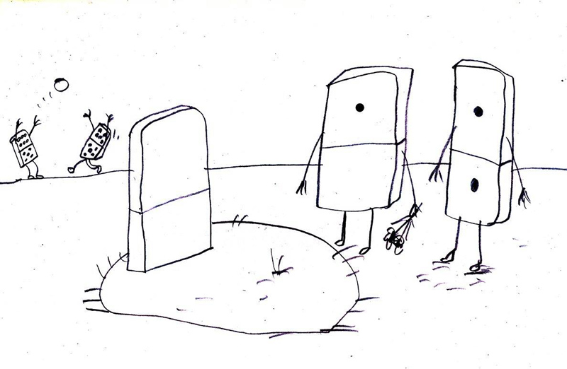 800x522, 118 Kb / домино, кладбище, могила, волейбол