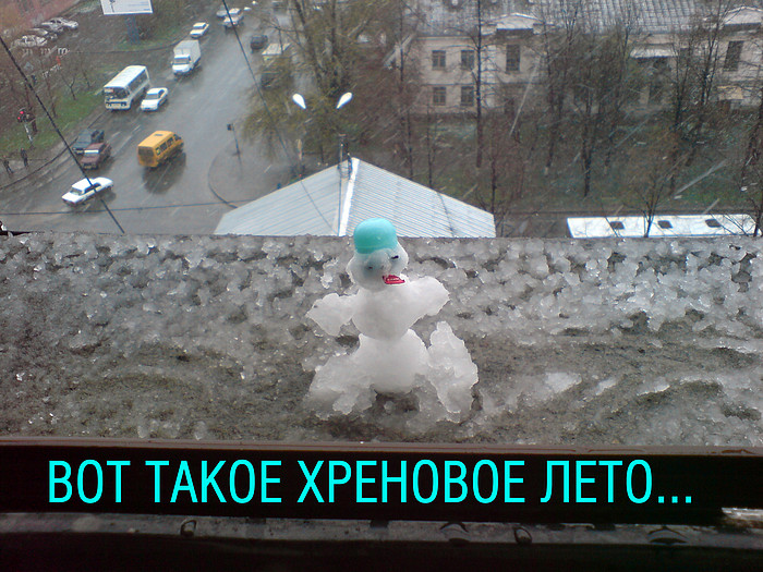 700x525, 164 Kb / снеговик, окно