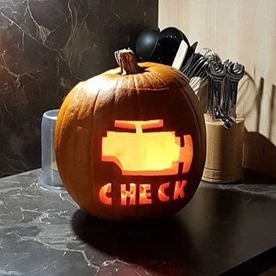 401x401, 61 Kb / Хэллоуин, тыква, check engine