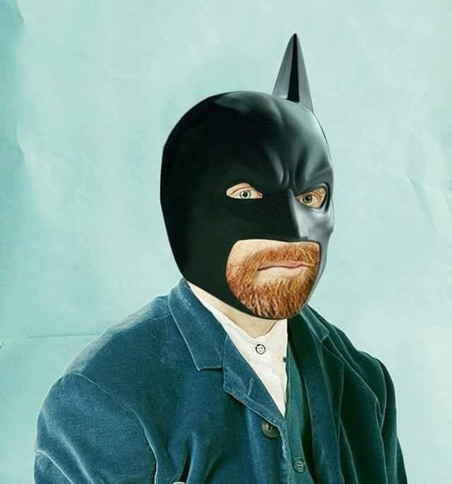 640x686, 31 Kb / ван гог, бэтмен, маска, ухо