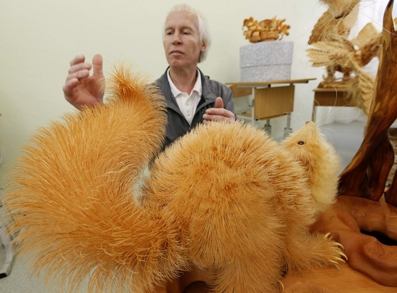 800x590, 160 Kb / скульптор, Сергей Бобков, скульптура, дерево