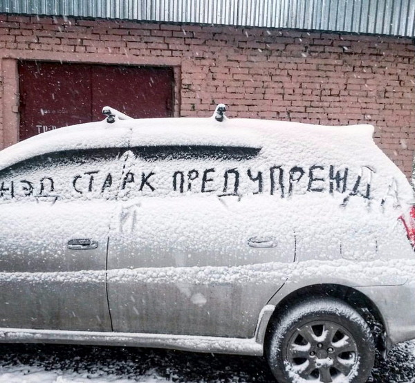 600x554, 126 Kb / старк, зима, снег