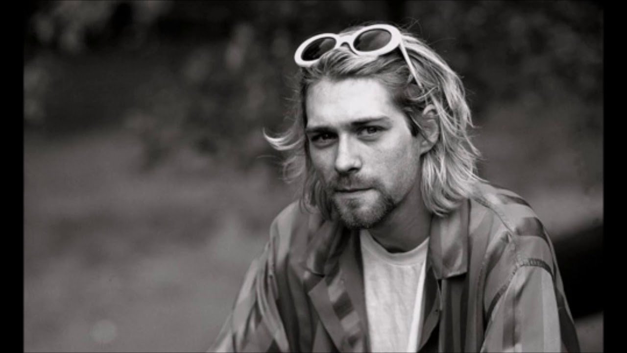 1280x720, 66 Kb / Курт, Кобейн, Нирвана, ч/б