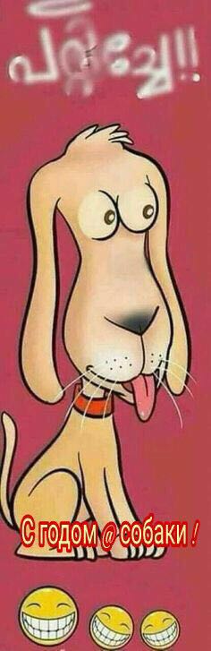 236x727, 29 Kb / Открытка, год собаки