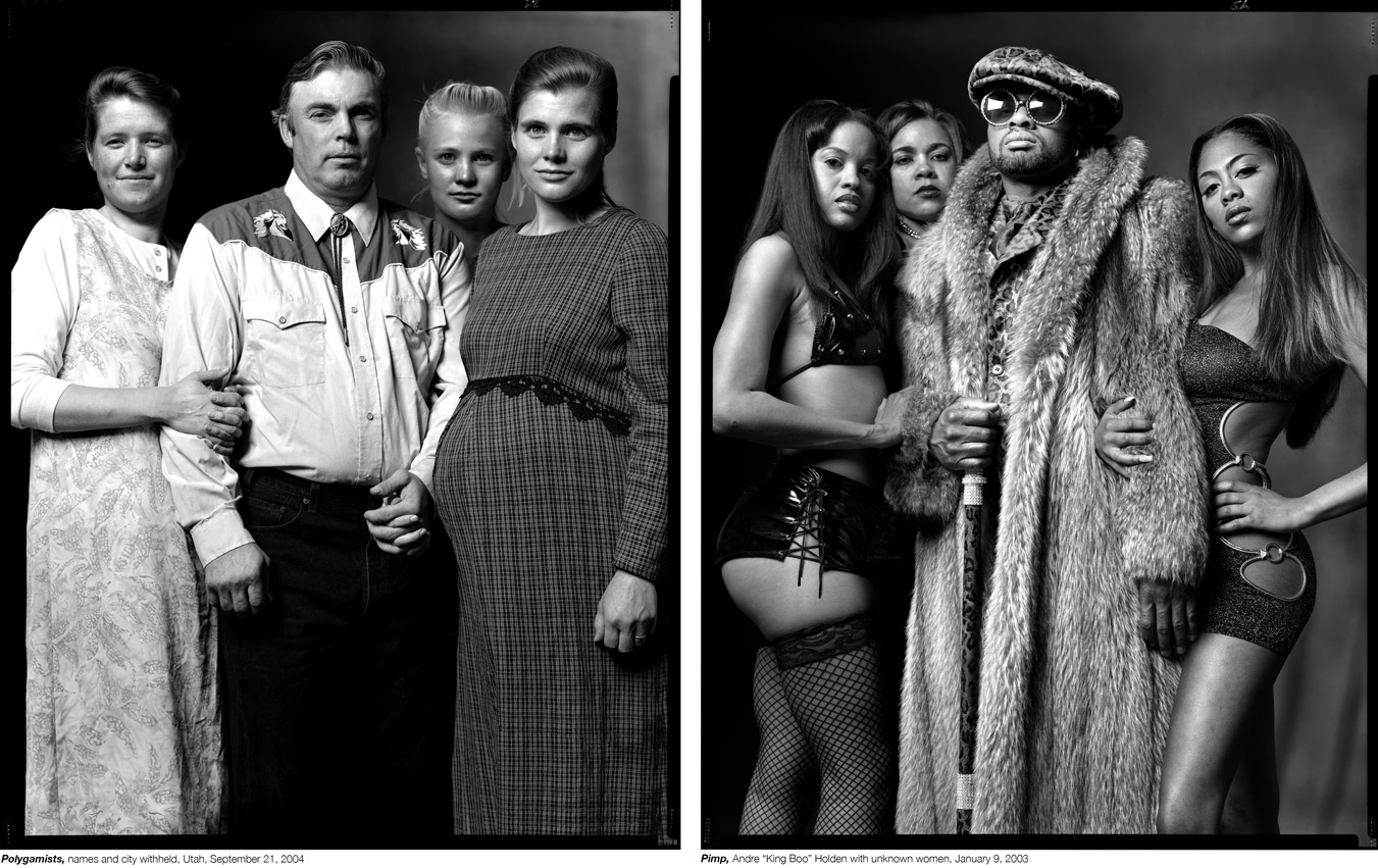 1351x851, 311 Kb / многоженец, сутенер, различие, ч/б