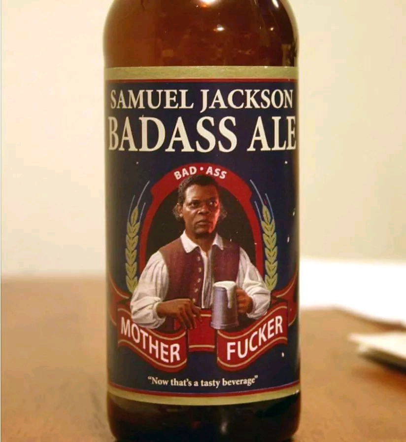 824x896, 293 Kb / пиво, сэмюэль, джексон, этикетка
