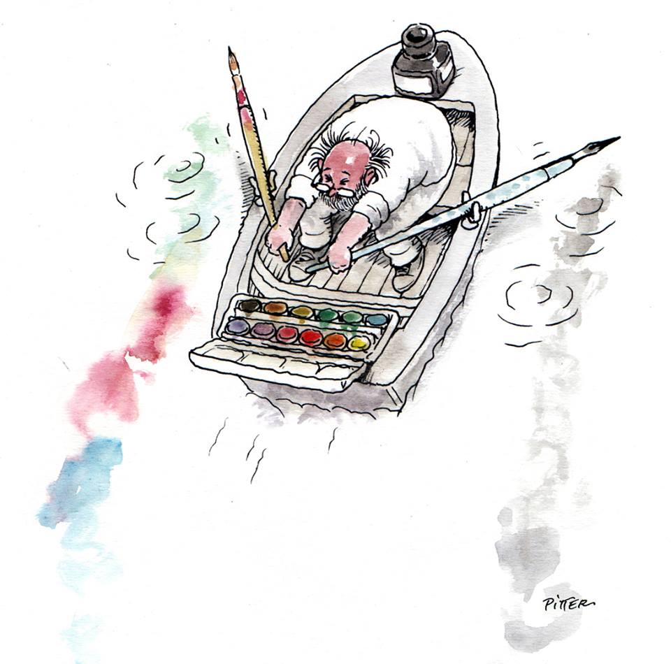 960x950, 80 Kb / лодка, автор, художник, Klaus Pitter