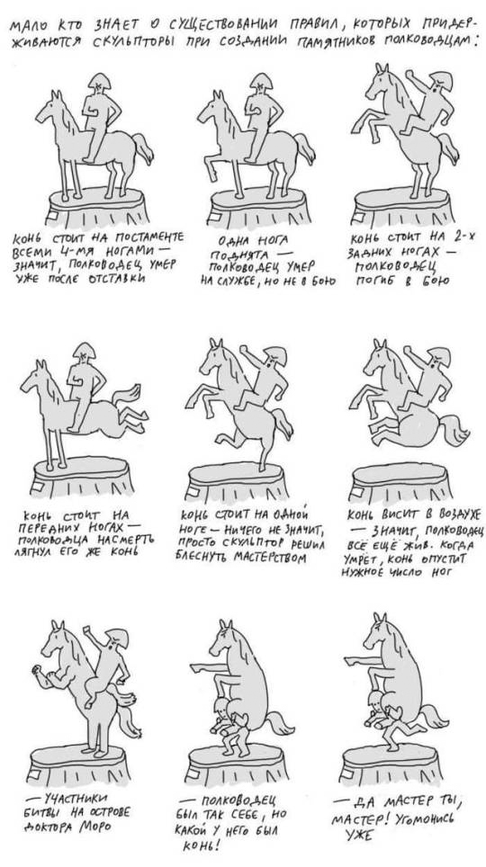 540x964, 227 Kb / полководец, конь, правила, памятник, Дюран