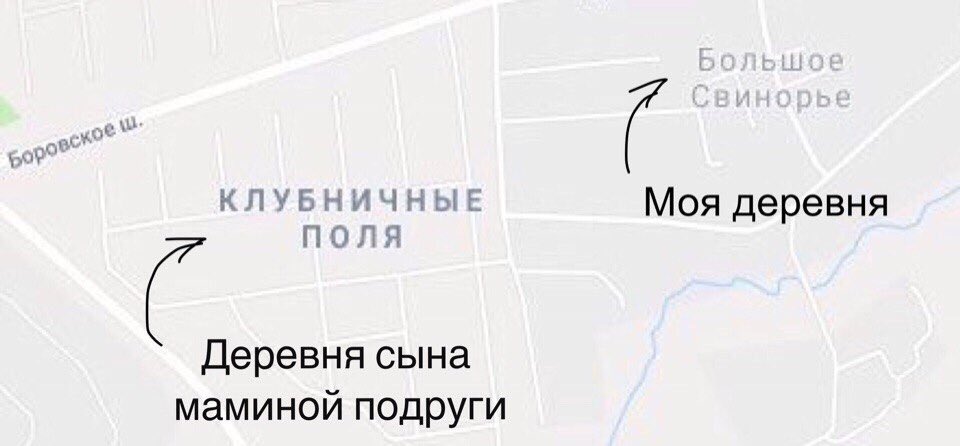 960x446, 43 Kb / свинорье, клубничные поля, деревня