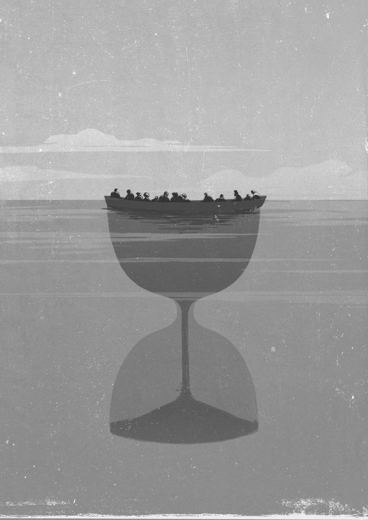 750x1061, 154 Kb / лодка, люди, воды, жизнь, время