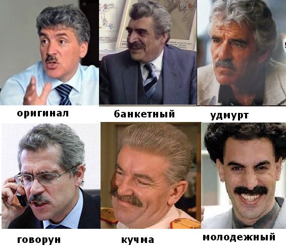 566x498, 61 Kb / политота, грудинин, двойники, удмурт, родченко, борат, кучма