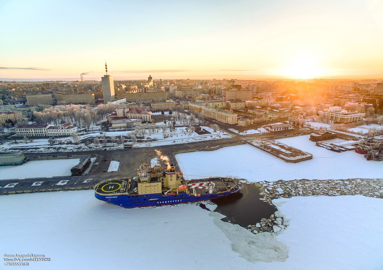 1280x902, 230 Kb / Архангельск, лед, ледокол, берег, Андрей Паршин, Новороссийск