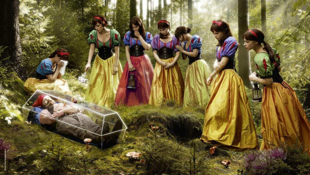 1280x722, 341 Kb / белоснежки, гном