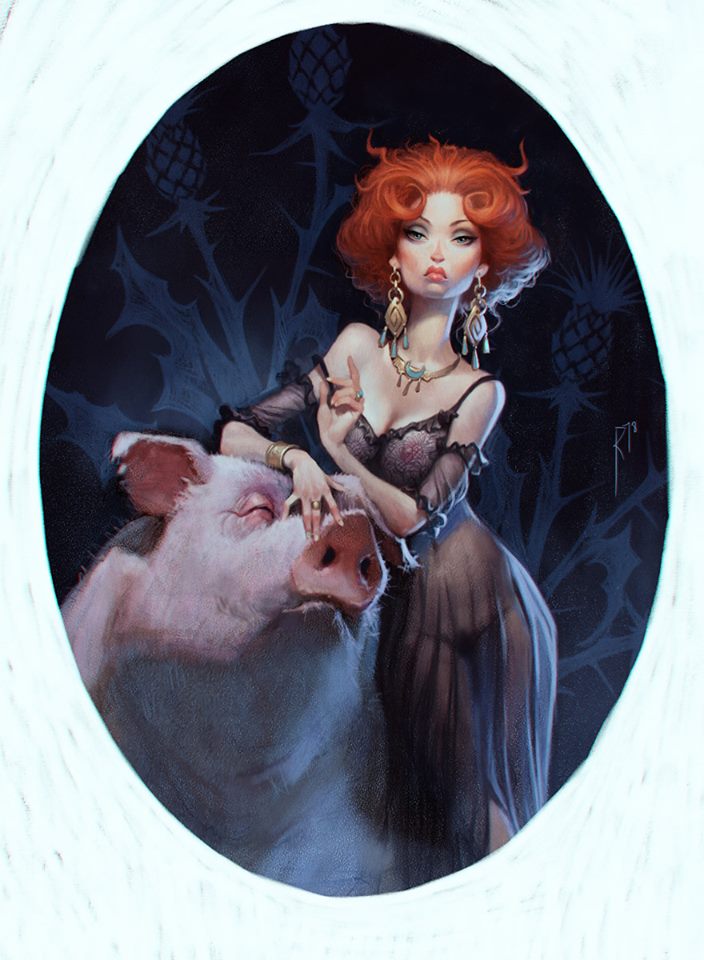 704x960, 87 Kb / рыжая, свинья, Вальдемар Казак