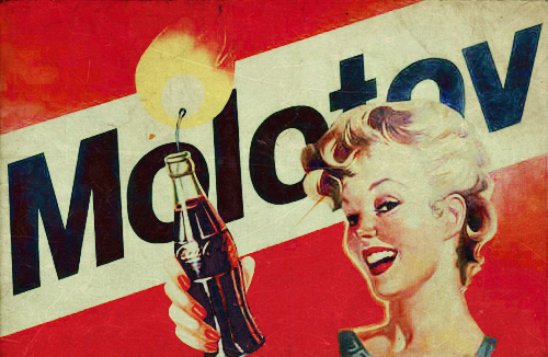 500x326, 304 Kb / Молотов, коктейль, кола