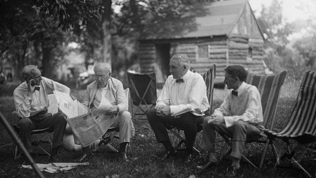 1024x578, 144 Kb / Генри, Форд,Томас, Эдисон, отдых